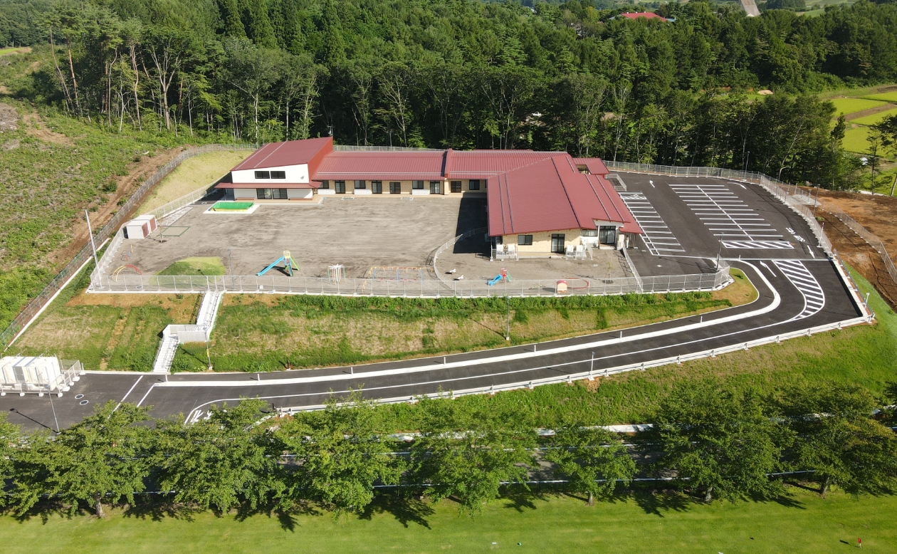 松尾地区保育所建設工事の写真